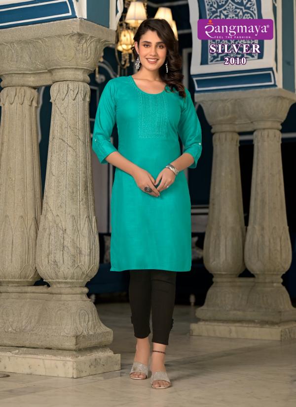 Rangmaya Silver Vol 20 Rayon Designer Kurti Collection